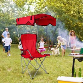 Camping Chair With Sunshade, Foldable Portable Rain Shelter Chair, Supports 330LBS, Banned On Walmart Platform