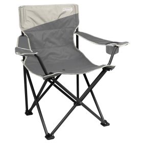 Coleman Big & Tall Quad  Camping Chair Grey