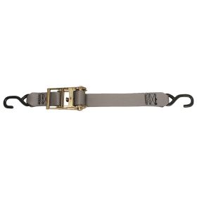 Cargobuckle Ratchet Strap W/ S-Hooks 2" X 15' 2500Lbs