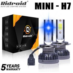Pair H7 LED Headlight Bulb Kit High Low Beam 8000K Super Blue 26000LM Light Bulb