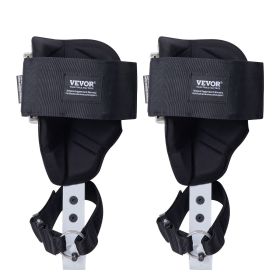 VEVOR Tree Climbing Spikes Climbing Spurs Gear Aluminum Arborist Equipment White