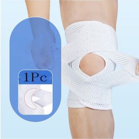 Order A Size Up; 1pc Sports Kneepad; Men And Women Pressurized Elastic Knee Pads; Arthritis Joints Protector; Fitness Gear Volleyball Brace Prote (Color: White, size: 3XL)
