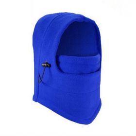 Multifunctional Thermal Windproof Hat for Winter Outdoor (Color: Blue, Type: Hat)