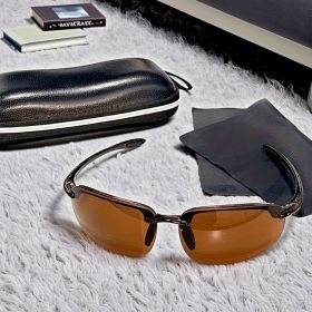 Maui Jim Polarized Pilot Fashion Sunglasses - Suitable for sports, fishing, golf, surfing and driving (Color: c5)